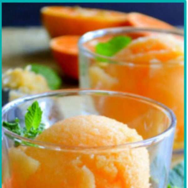 Fresh Tangerine Sorbet