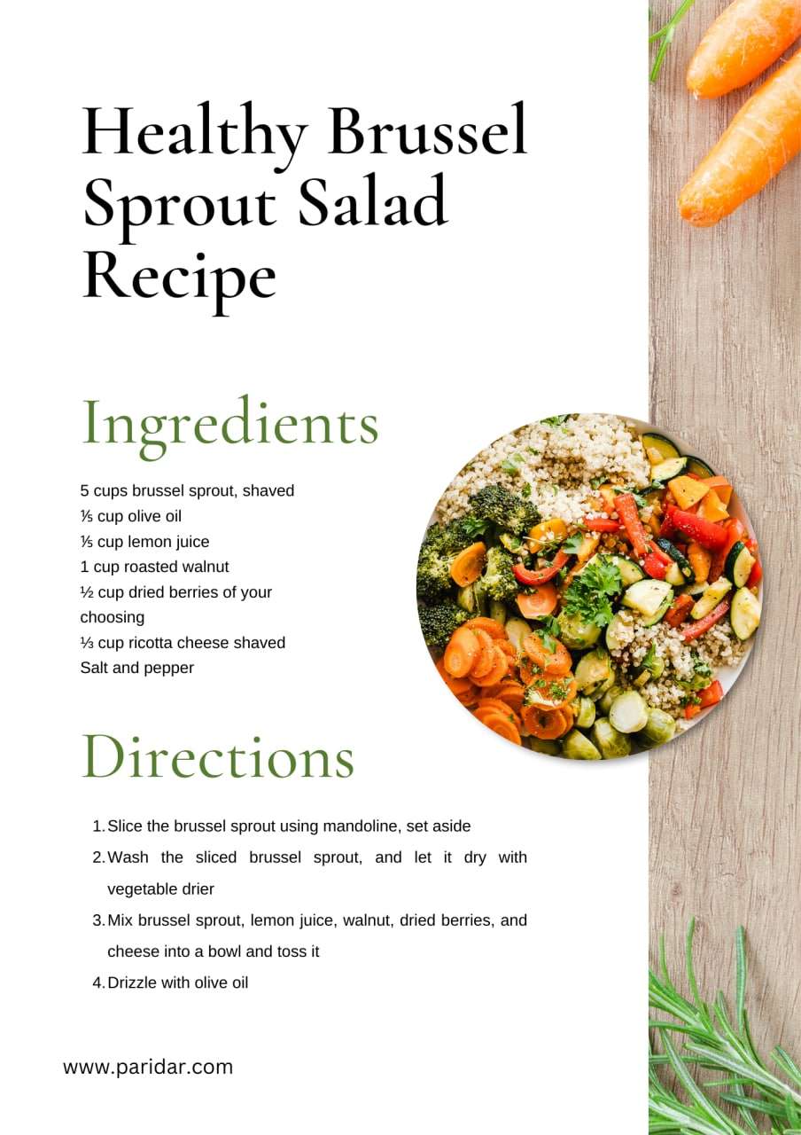 recipe healthy brussel sprout salad
