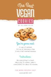 vegan cookies